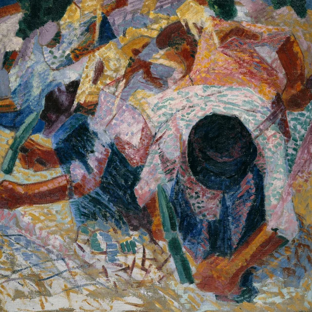 Los adoquinadores, Umberto Boccioni