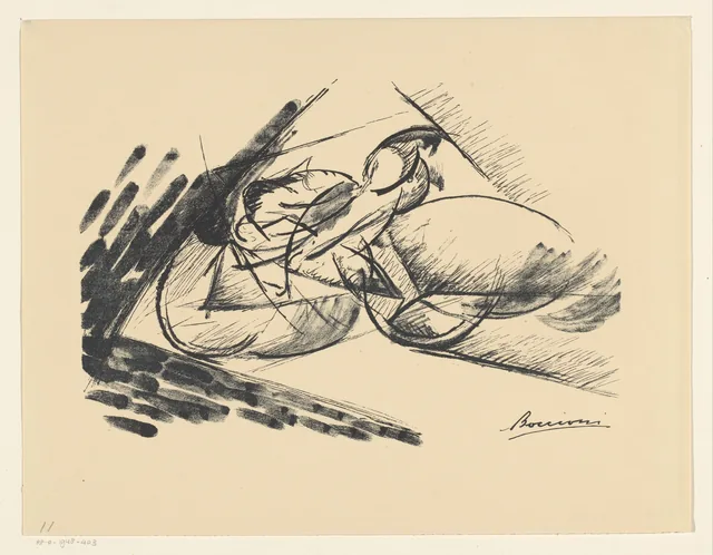 Untitled (Schnelligkeit) (Speed), Umberto Boccioni