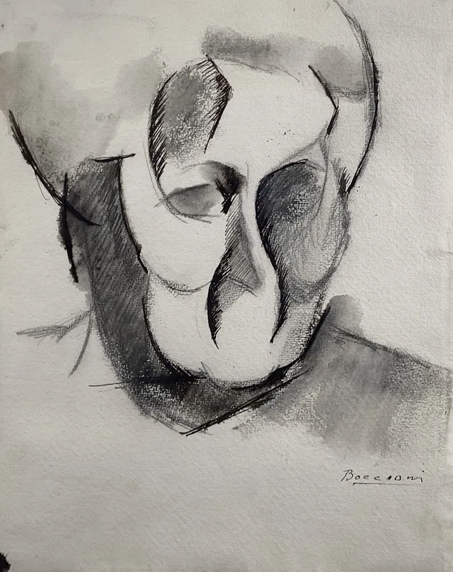 Tête de la mère de l'artiste