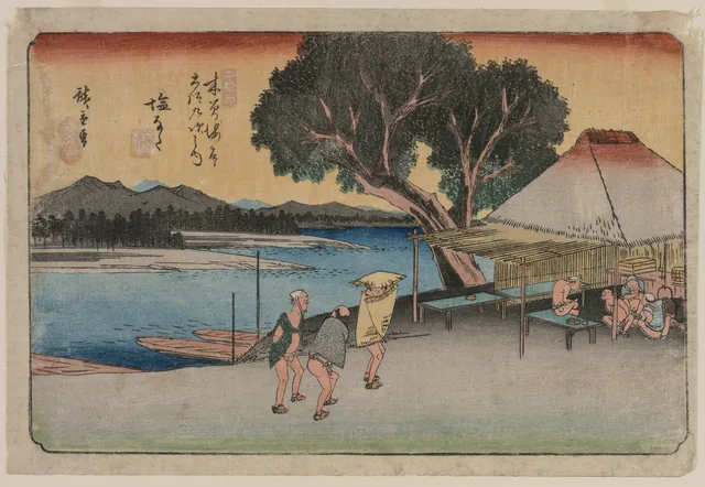 Shionada, de la série Les Soixante-neuf Stations du Kisokaidō