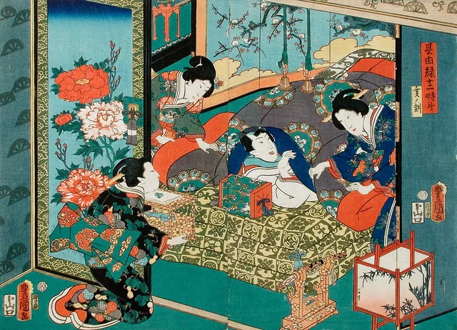 Hour of the Snake, Utagawa Kunisada