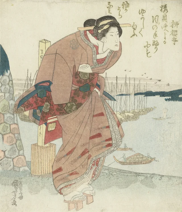 港の女, 歌川国芳