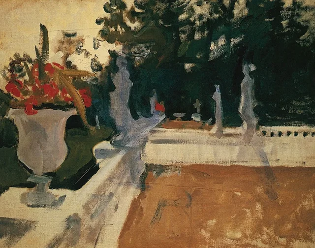 Balustrade at Arkhangelskoye, Valentin Serov