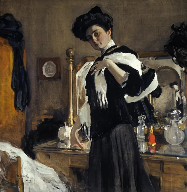 Portrait of Henrietta Girshman, Valentin Serov