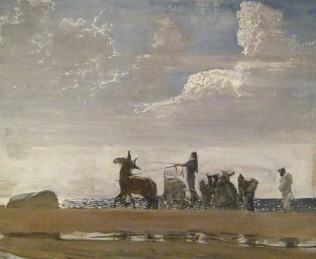 Odysseus and Nausicaa, Valentin Serov