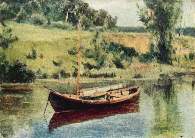 A Boat, Vasily Polenov