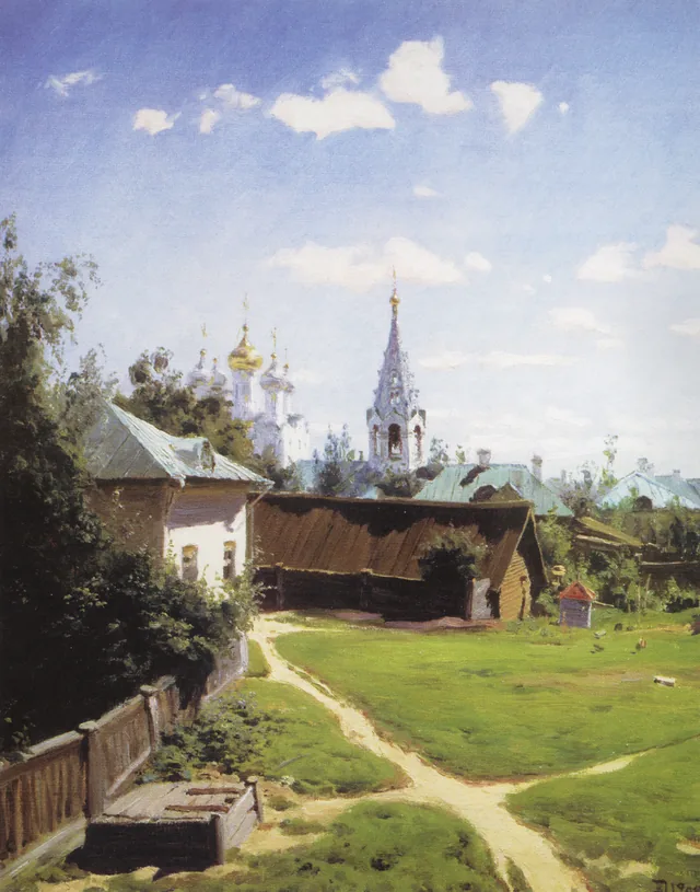 Moscow Courtyard, Vasily Polenov