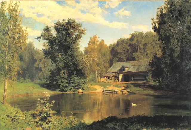 Estanque en Abrámtsevo, Vasily Polenov