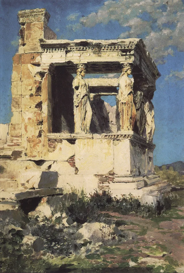 The Erechtheion, Porch of the Maidens, Vasily Polenov