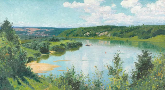 The Oka River, a Summer Day, Vasily Polenov
