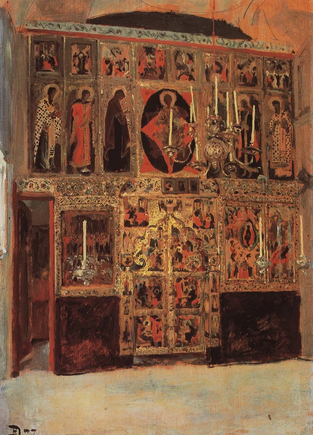 La catedral de la Anunciación en Moscú, capilla lateral de la Santísima Madre de Dios
