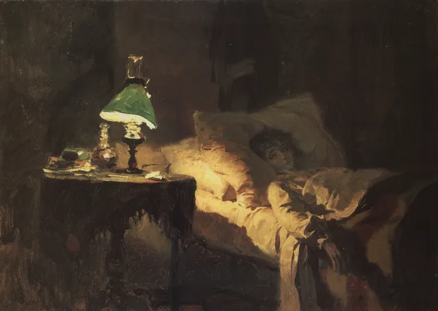 The Sick Girl (preliminary version), Vasily Polenov