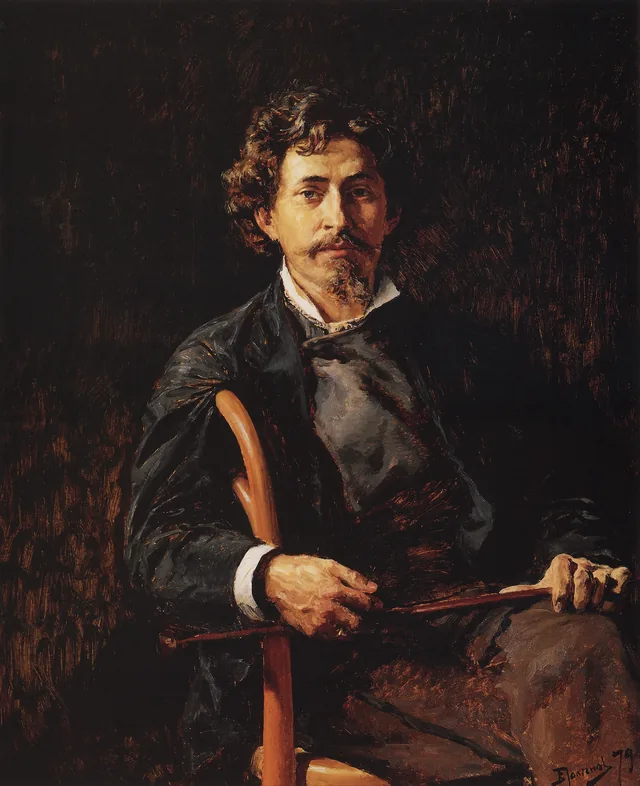 Portrait of the Painter Ilya Repin, Vasily Polenov
