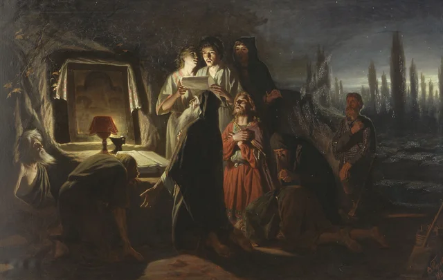 Los primeros cristianos en Kiev, Vassili Perov
