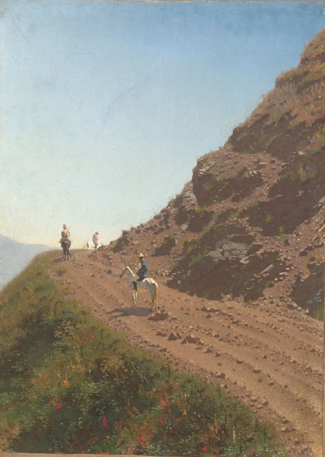 Camino de nómadas en las montañas del Alatau, Vassili Verechtchaguine