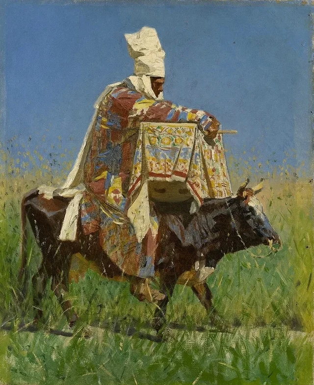 Mujer kirguís, Vassili Verechtchaguine