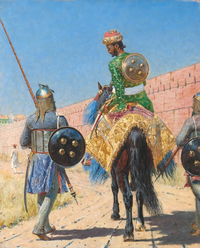 ジャイプルの騎馬の戦士, ヴァシーリー・ヴェレシチャーギン