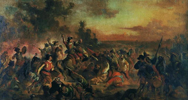 Sketch for "The Battle of Guararapes", Victor Meirelles