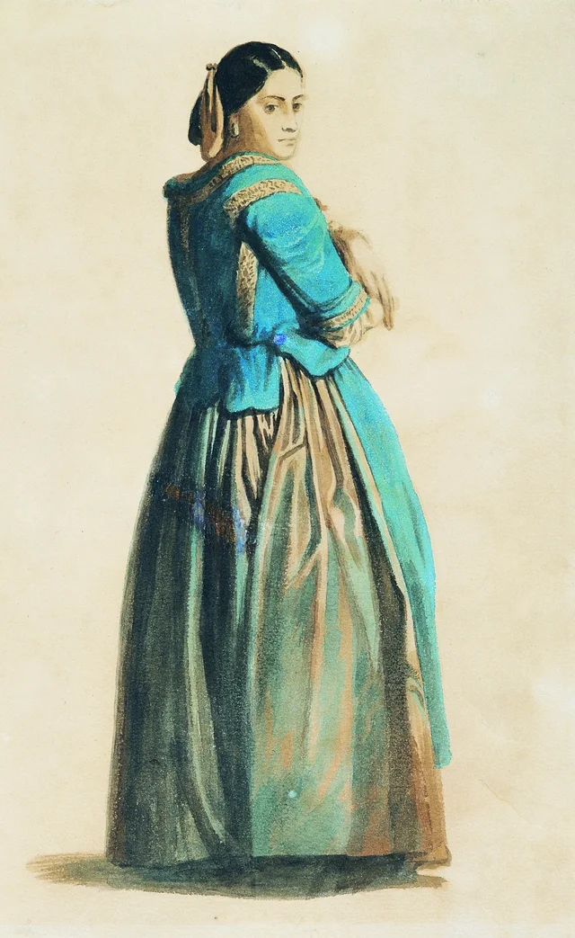Étude de costume, Victor Meirelles