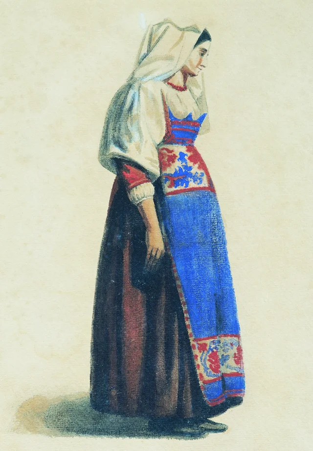 Étude de costume, Victor Meirelles