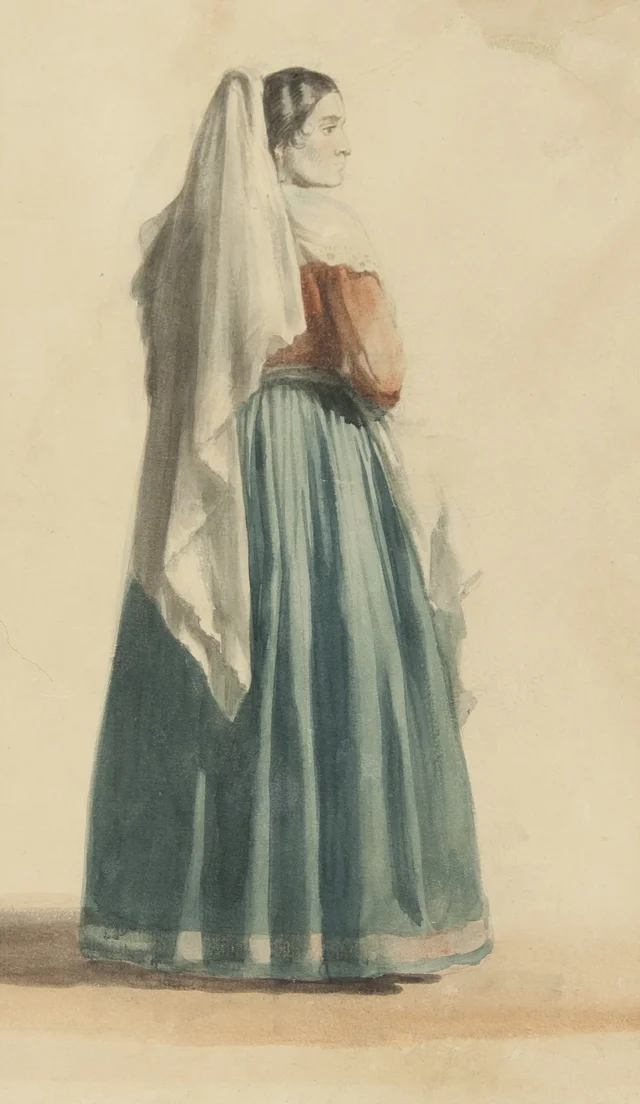 Étude de costume, Victor Meirelles