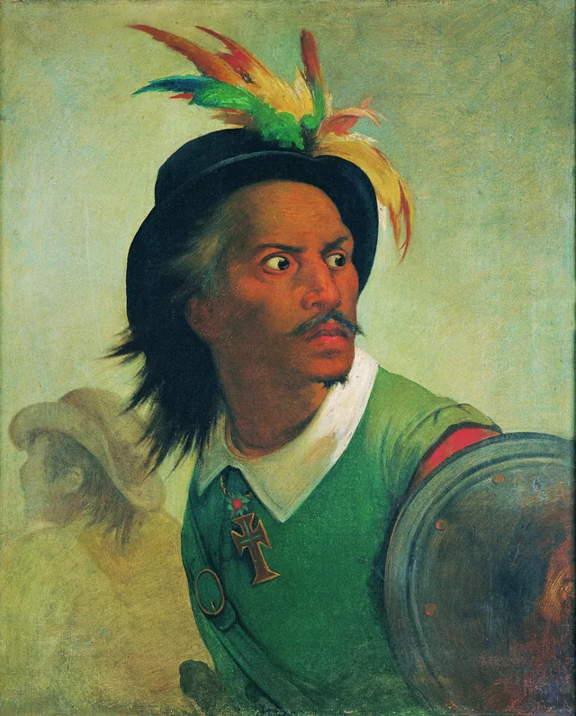 Estudo para «A Batalha dos Guararapes» (Felipe Camarão), Victor Meirelles