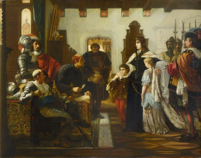 Ilona Zrínyi no castelo de Munkács, Viktor Madarász