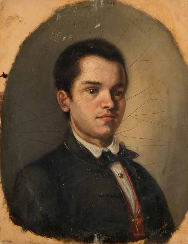 Retrato de menino, Viktor Madarász