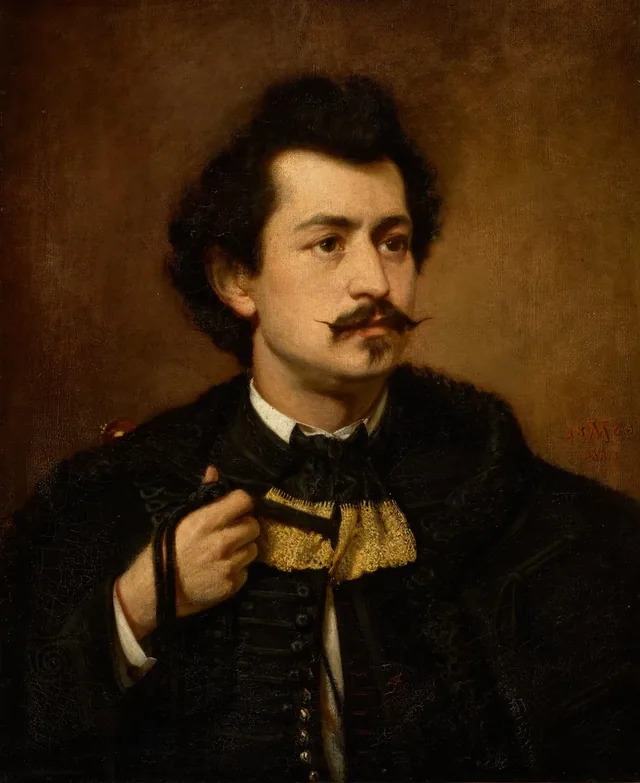 Autorretrato, Viktor Madarász