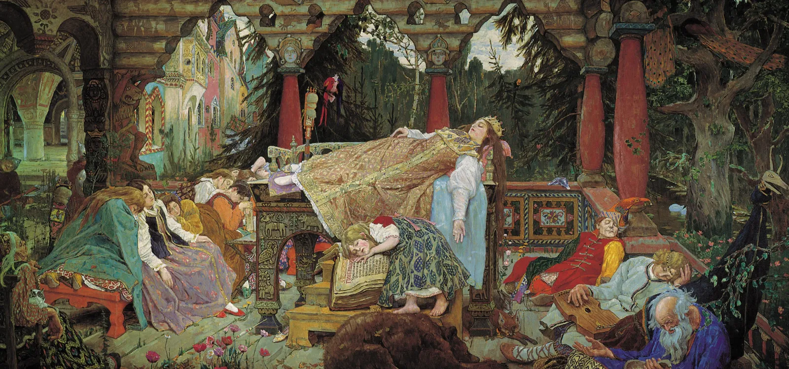 The Sleeping Princess, Viktor Vasnetsov