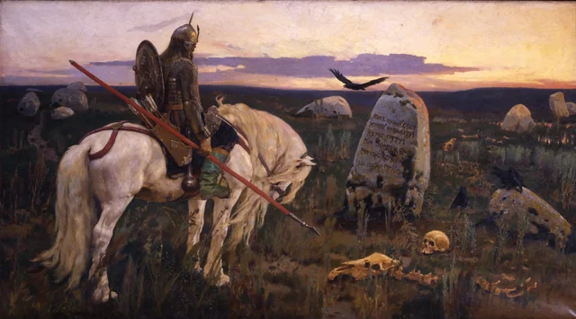 El caballero en la encrucijada, Viktor Vasnetsov