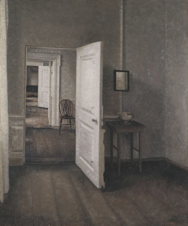 Os quatro cômodos, Vilhelm Hammershøi