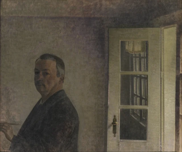 Autorretrato, Spurveskjul, Vilhelm Hammershøi