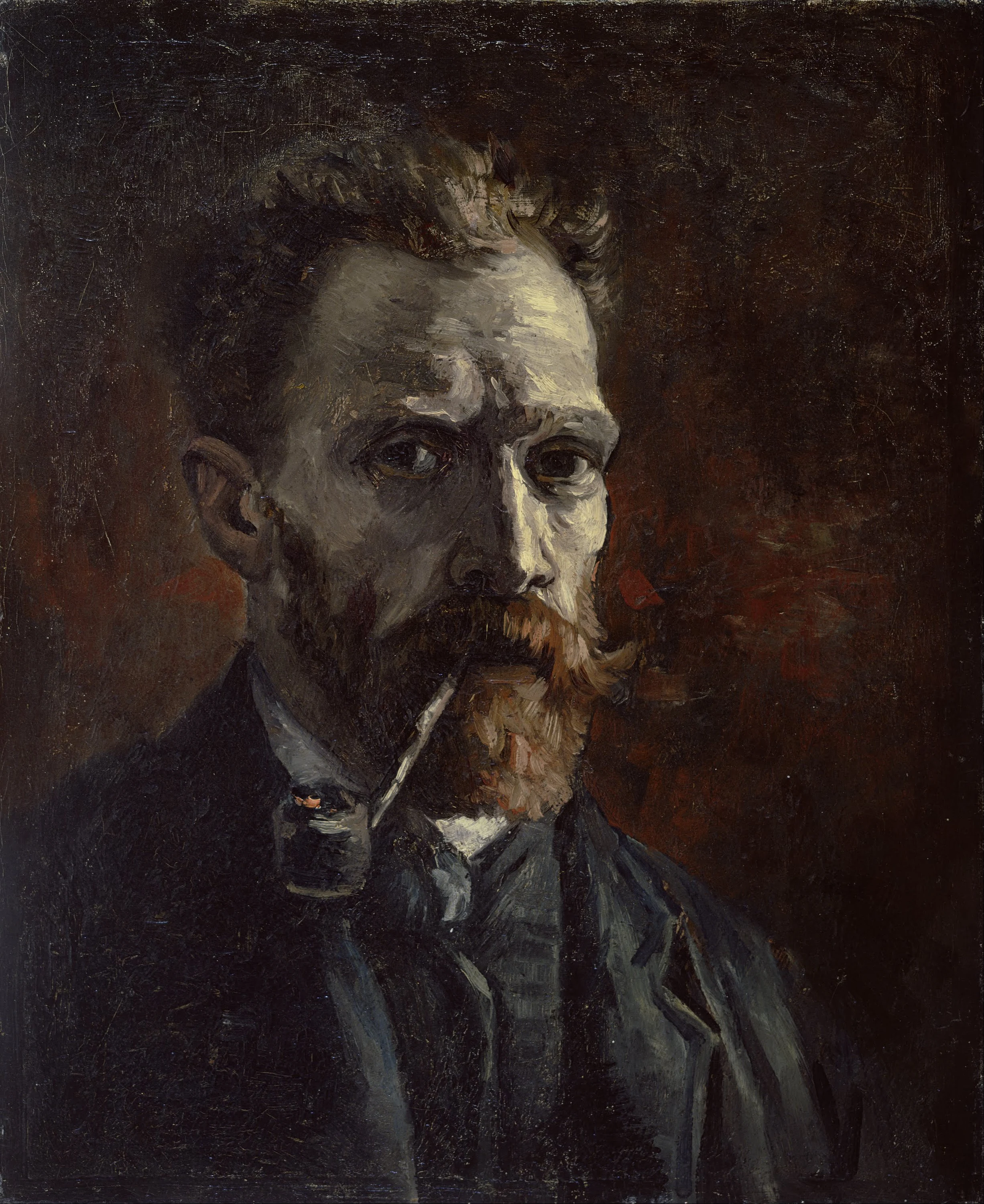 Autoportrait à la pipe, Vincent van Gogh
