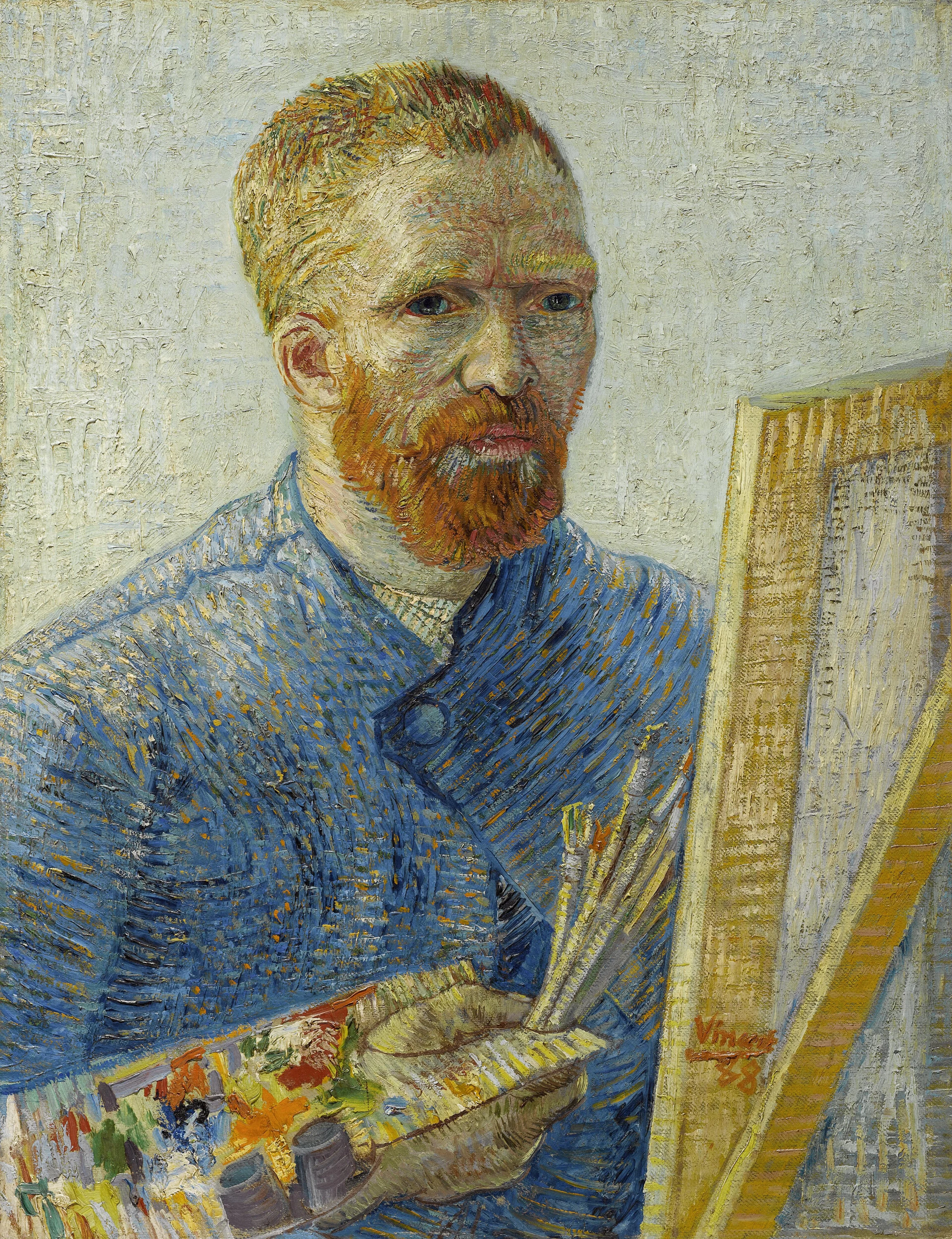 Autoportrait en peintre, Vincent van Gogh