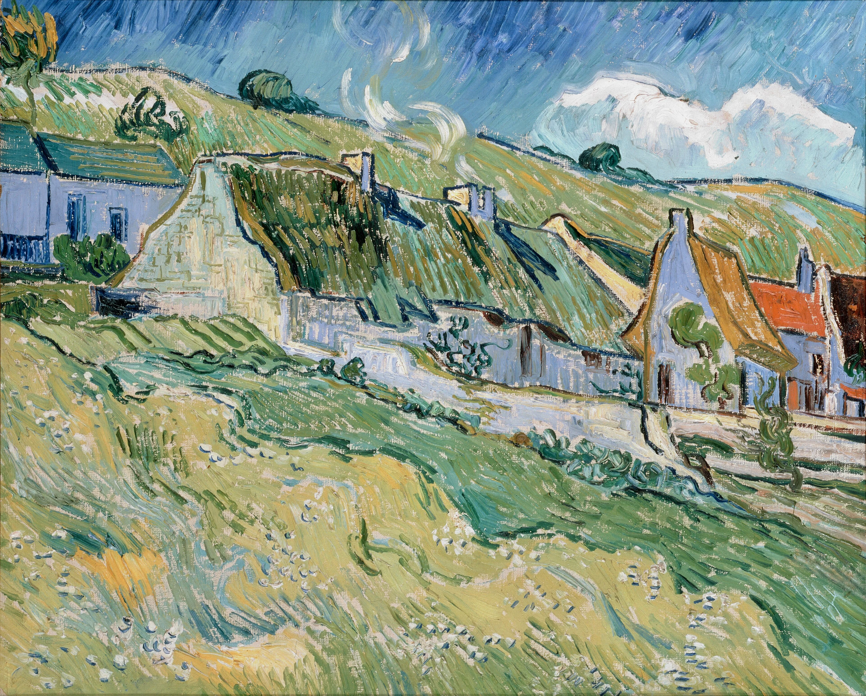 Chaumières à Auvers-sur-Oise, Vincent van Gogh