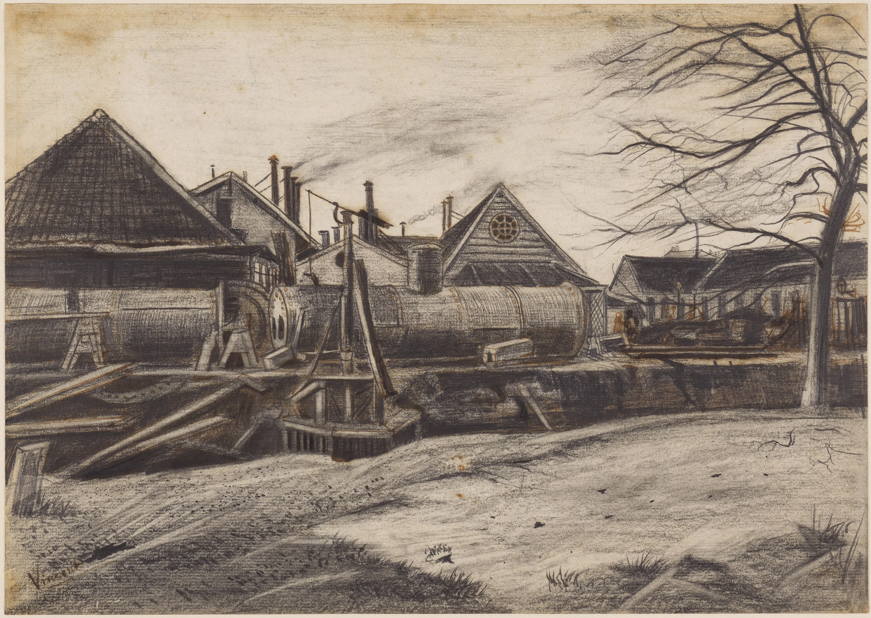 Factory, Vincent van Gogh
