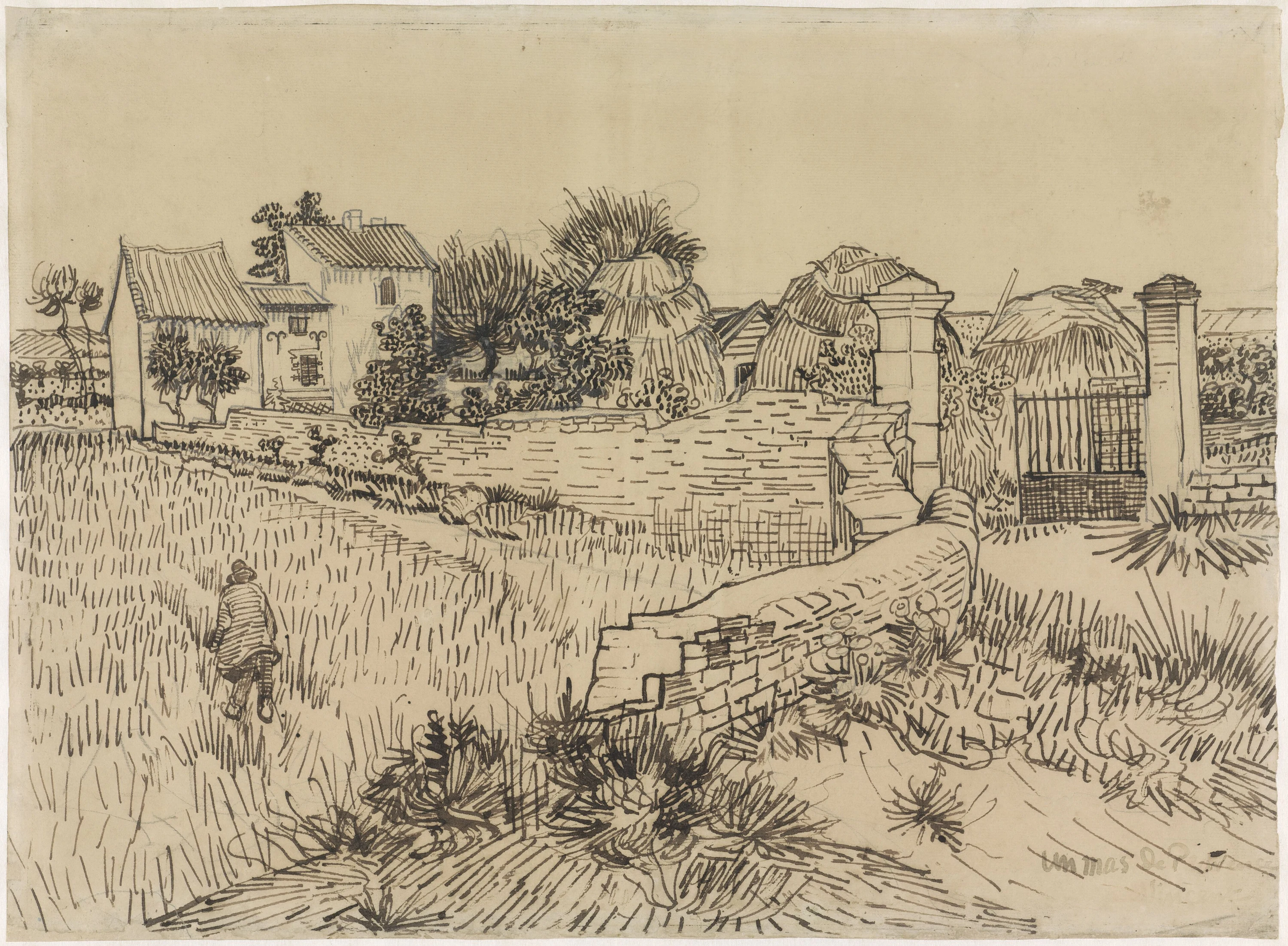 Farmhouse in Provence, Vincent van Gogh