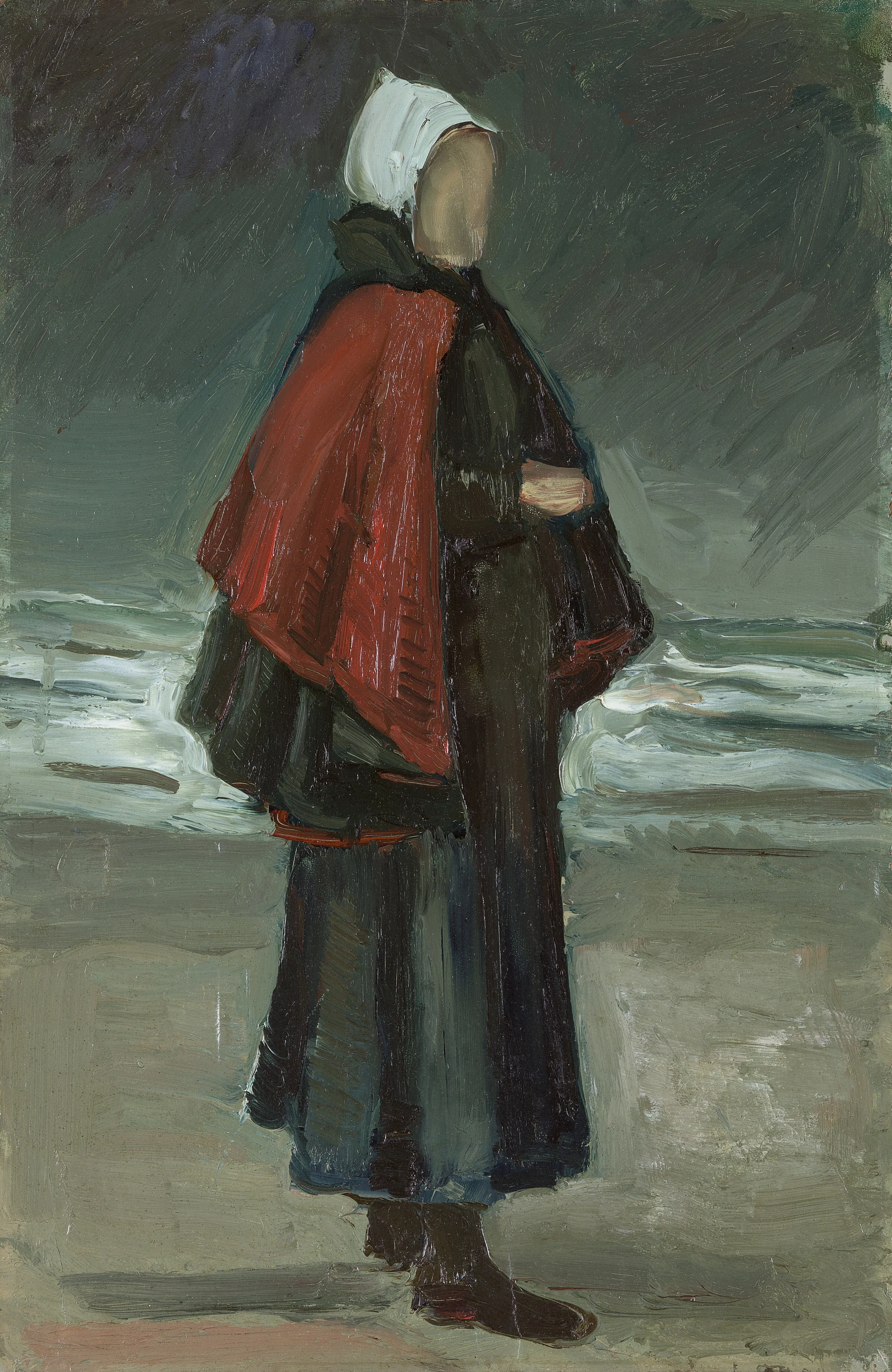 Fisherman's Wife on the Beach, Vincent van Gogh