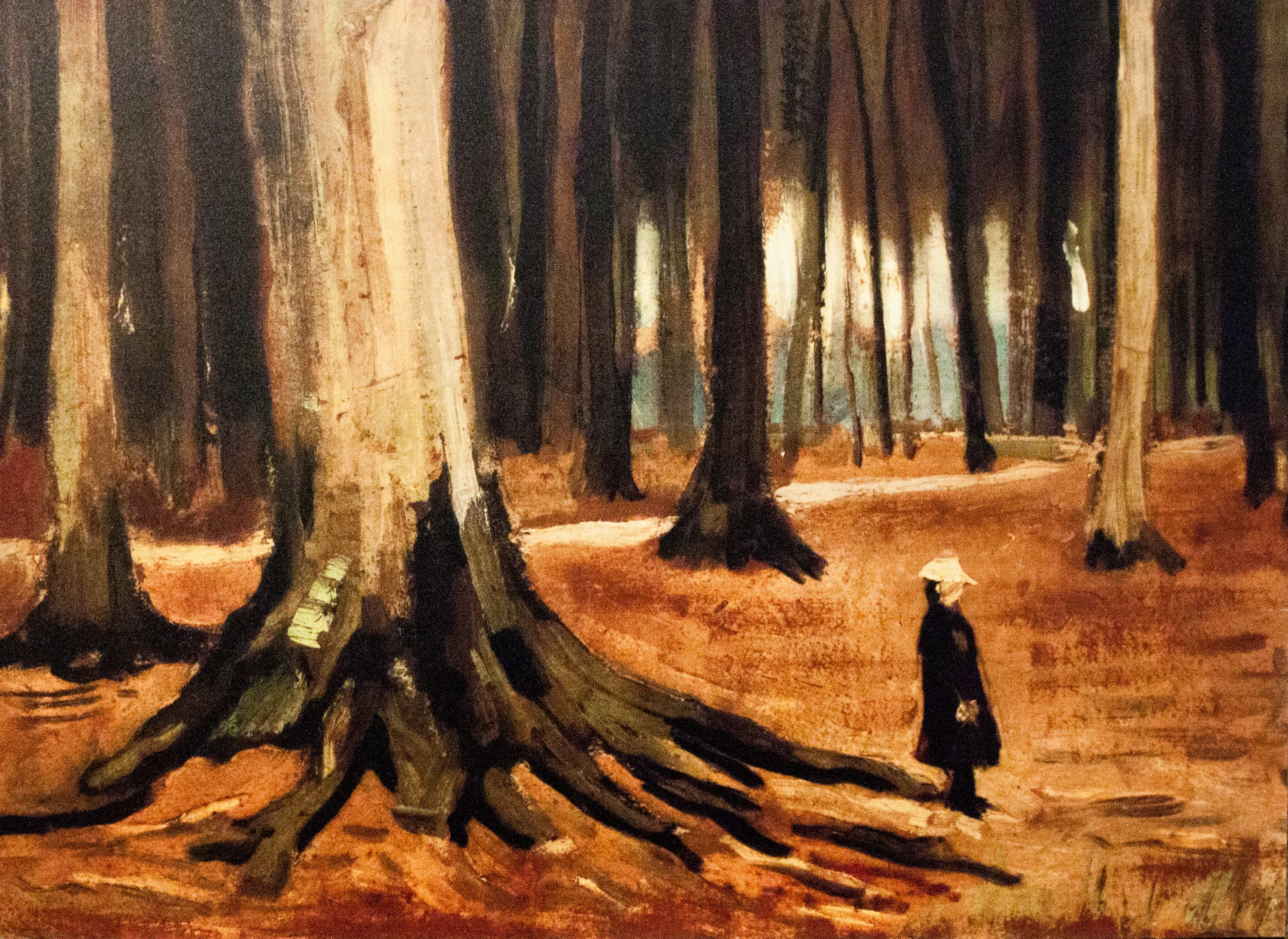 Girl in the Woods, Vincent van Gogh