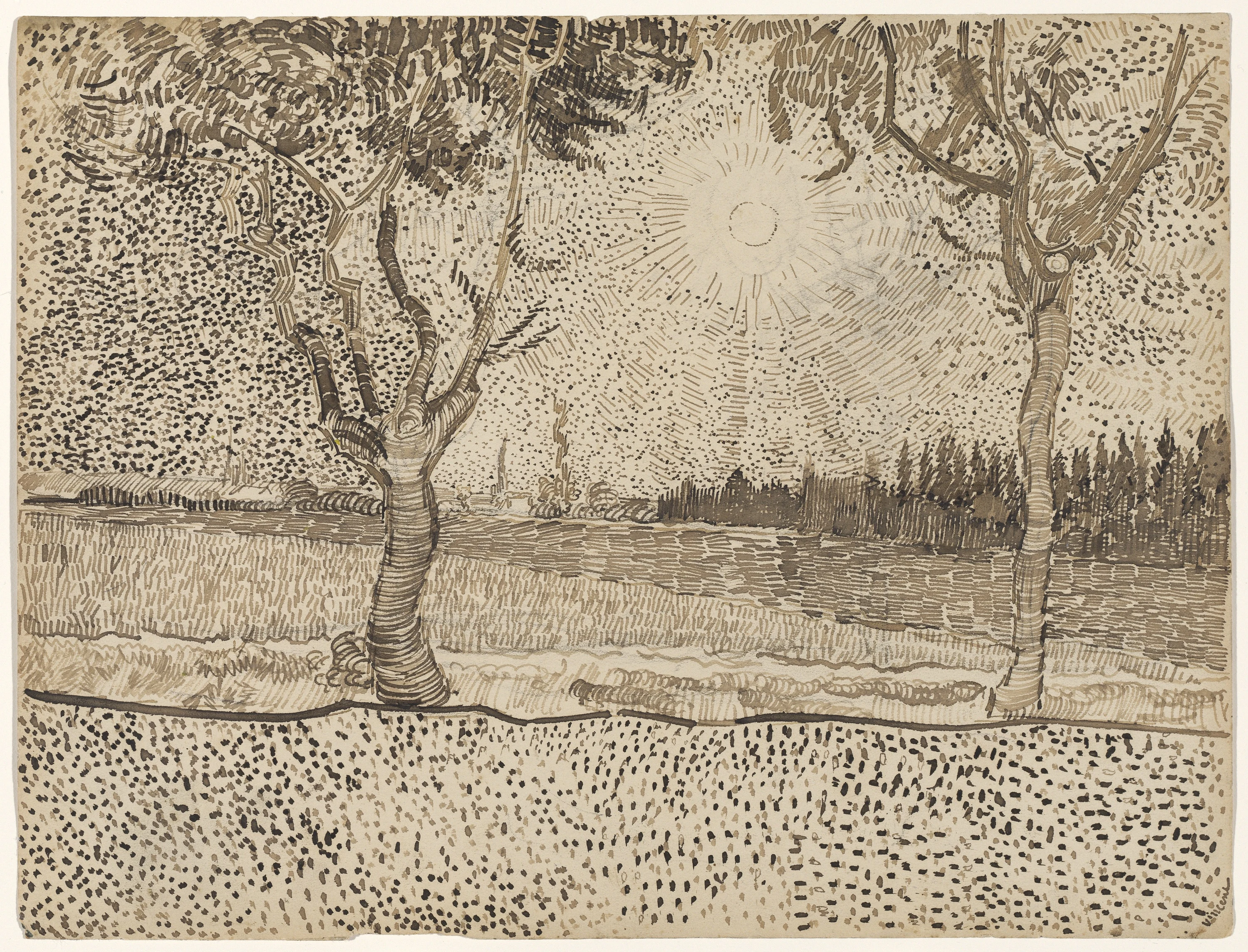 La Route de Tarascon, Vincent van Gogh