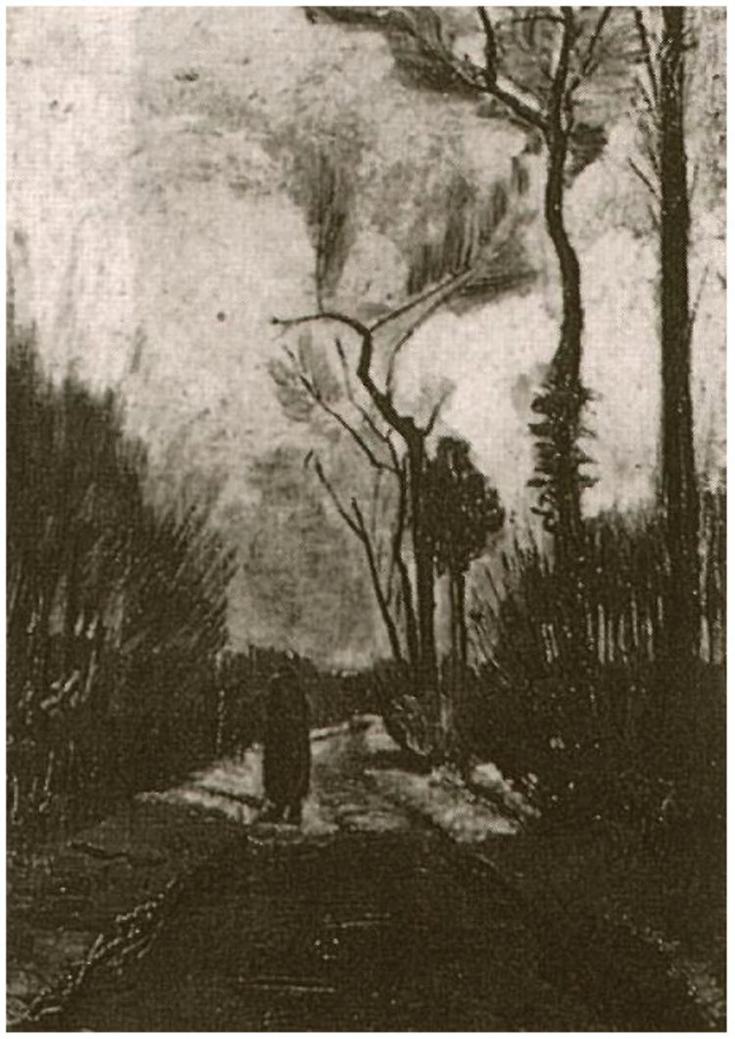 Lane in Autumn, Vincent van Gogh