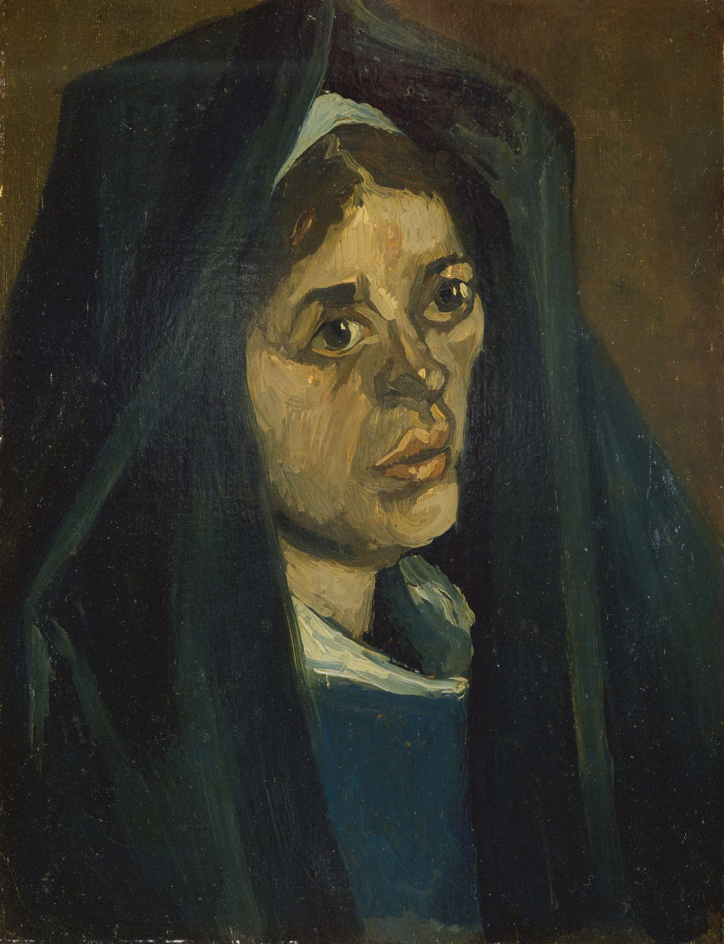 Paysanne au châle vert, Vincent van Gogh