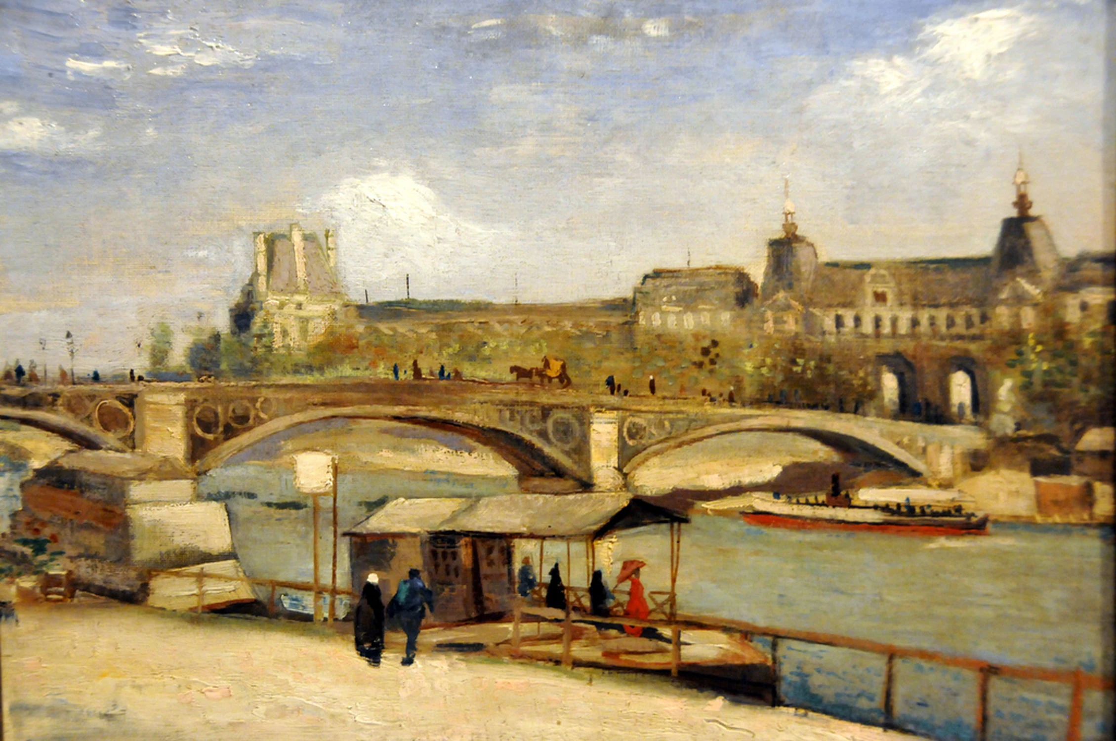 Pont du Carrousel and the Louvre, Vincent van Gogh