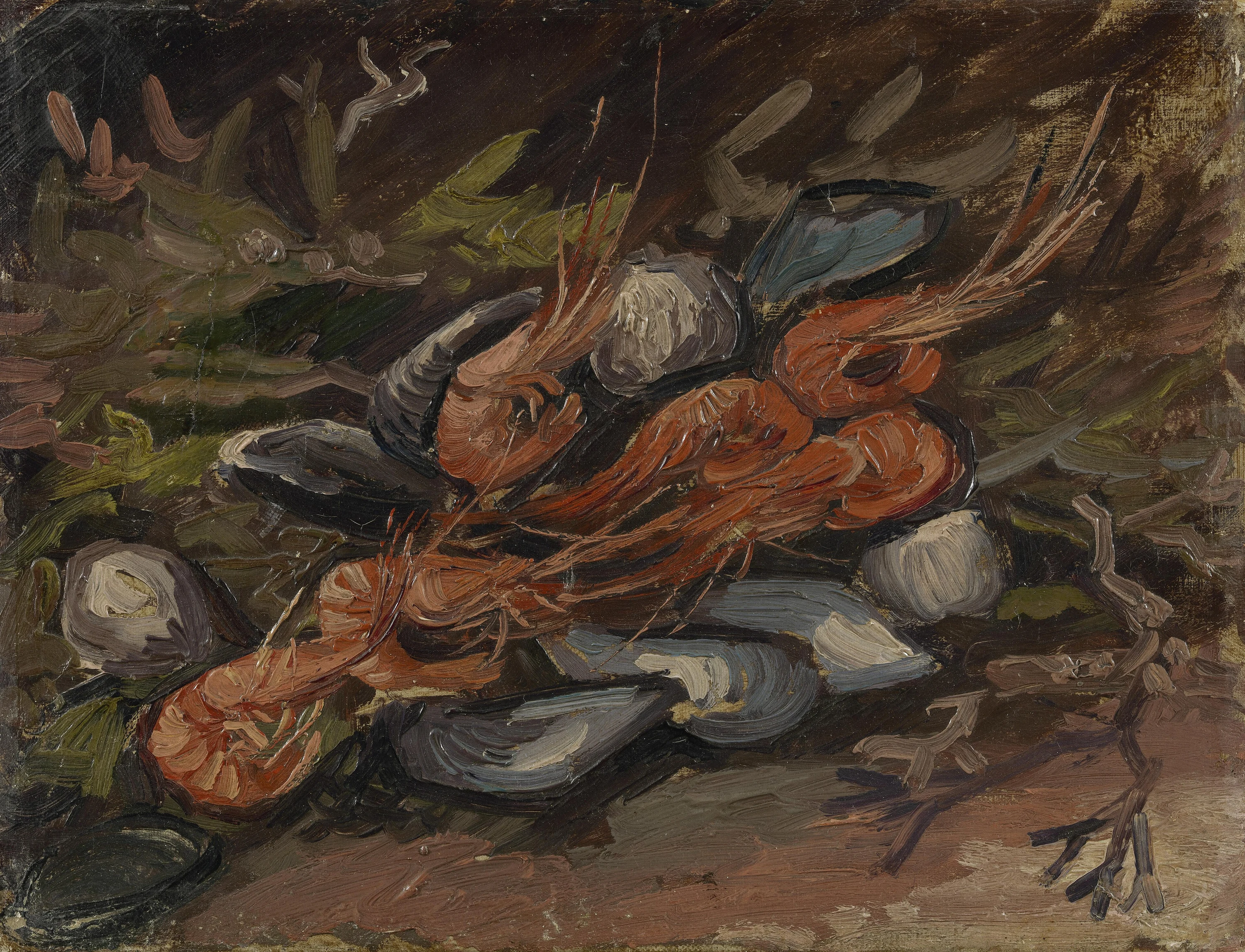 Prawns and Mussels, Vincent van Gogh