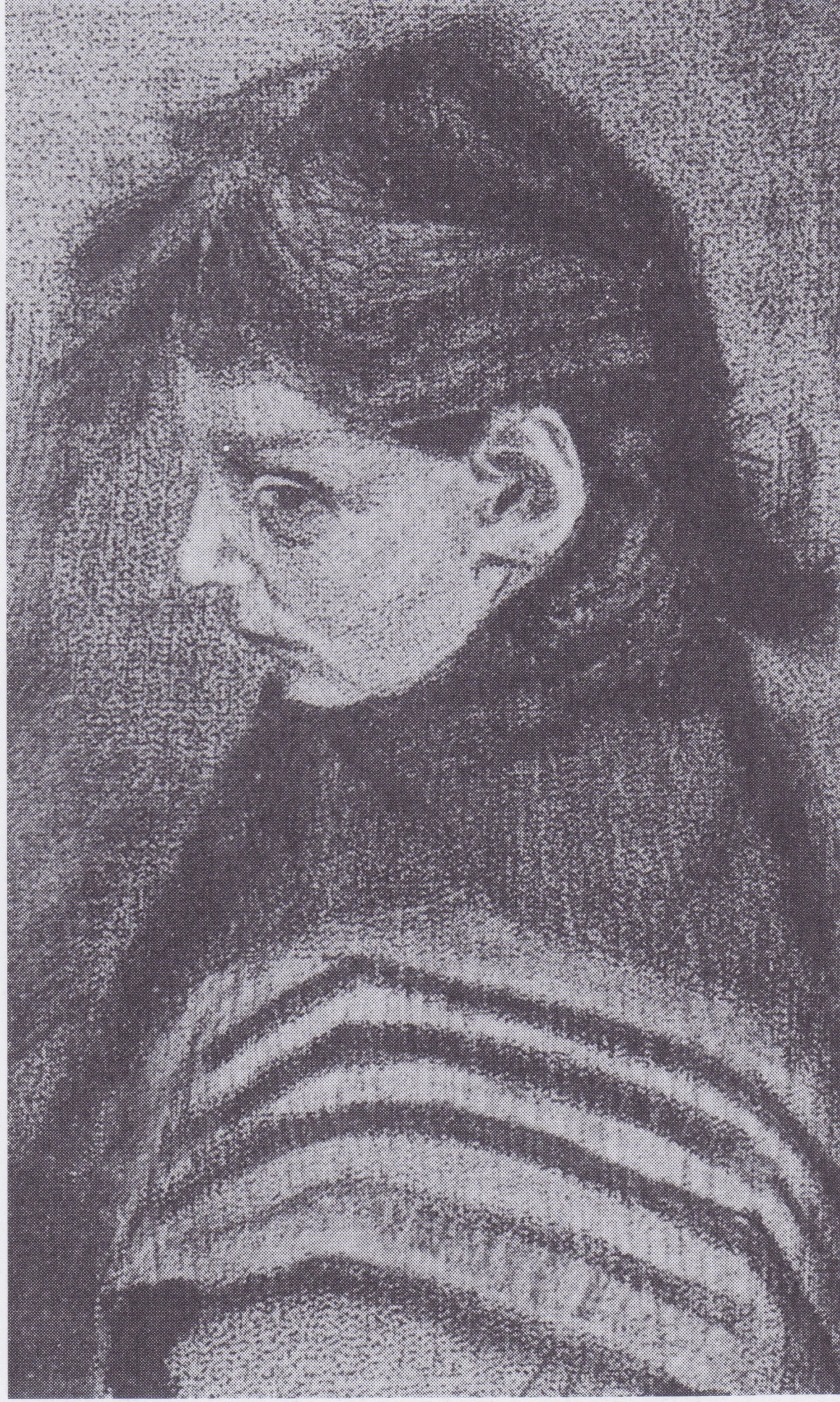 Sien's daughter with scarf, Vincent van Gogh
