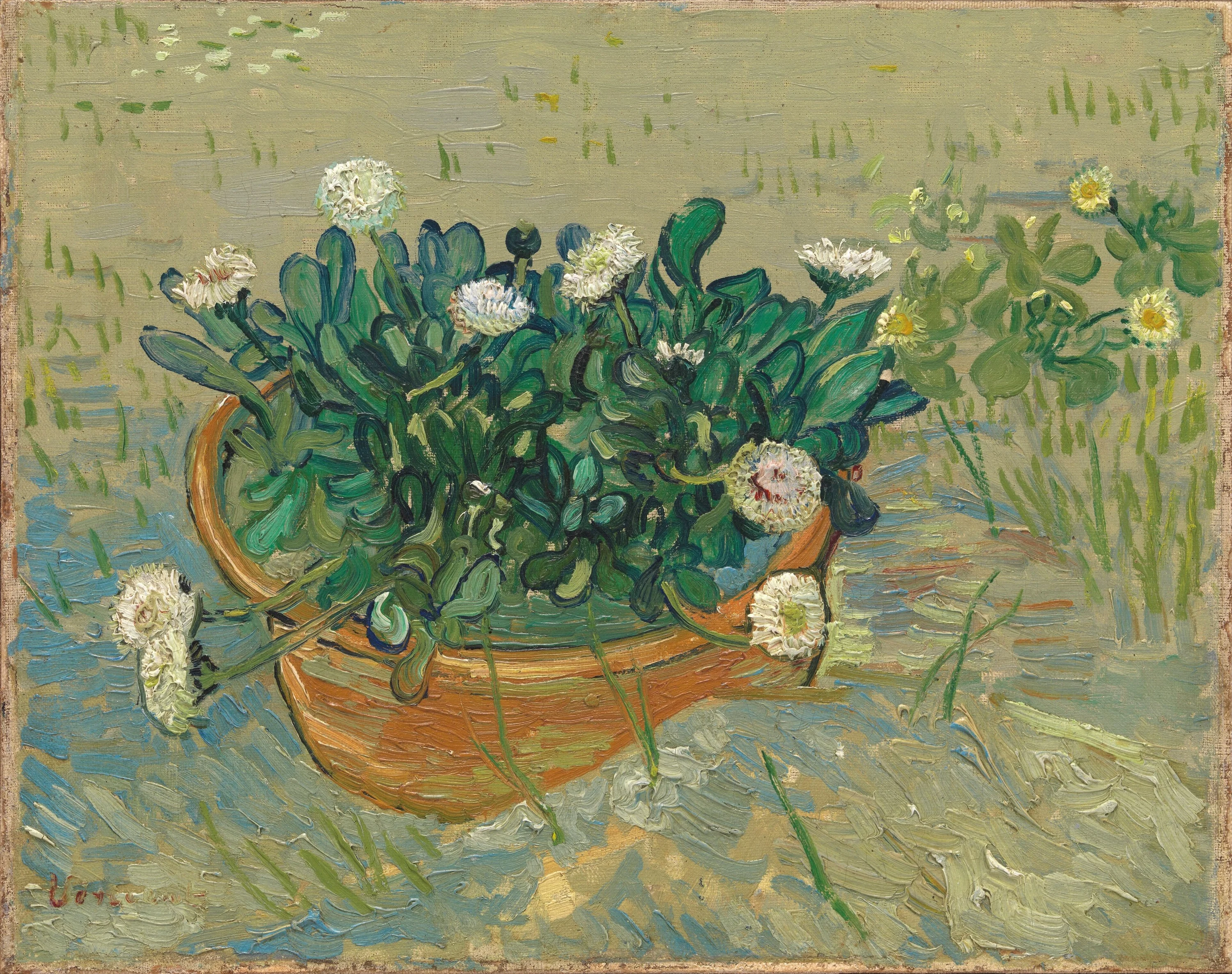 Still Life: Bowl with Daisies, Vincent van Gogh