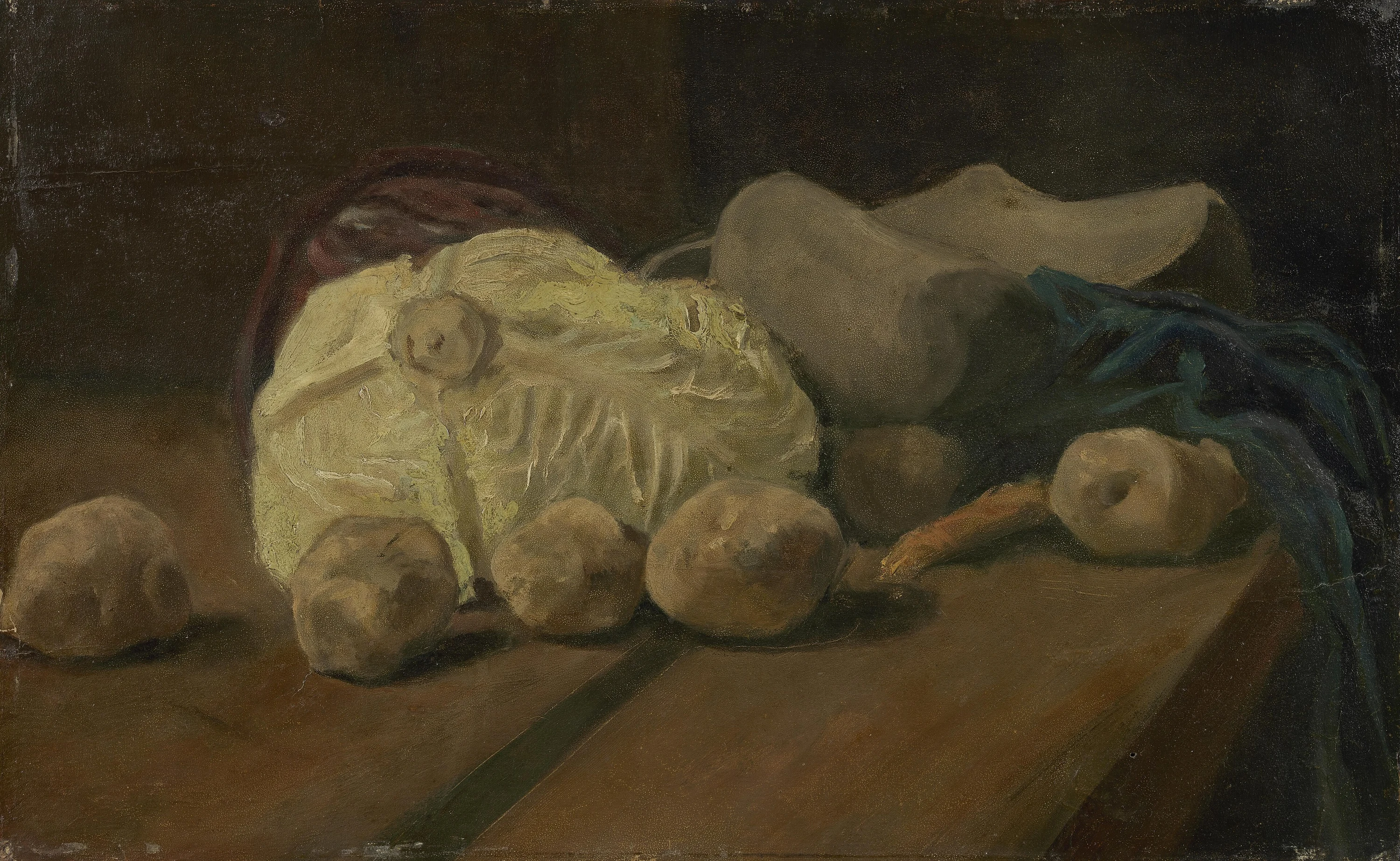 Still Life with Cabbage and Clogs, Vincent van Gogh