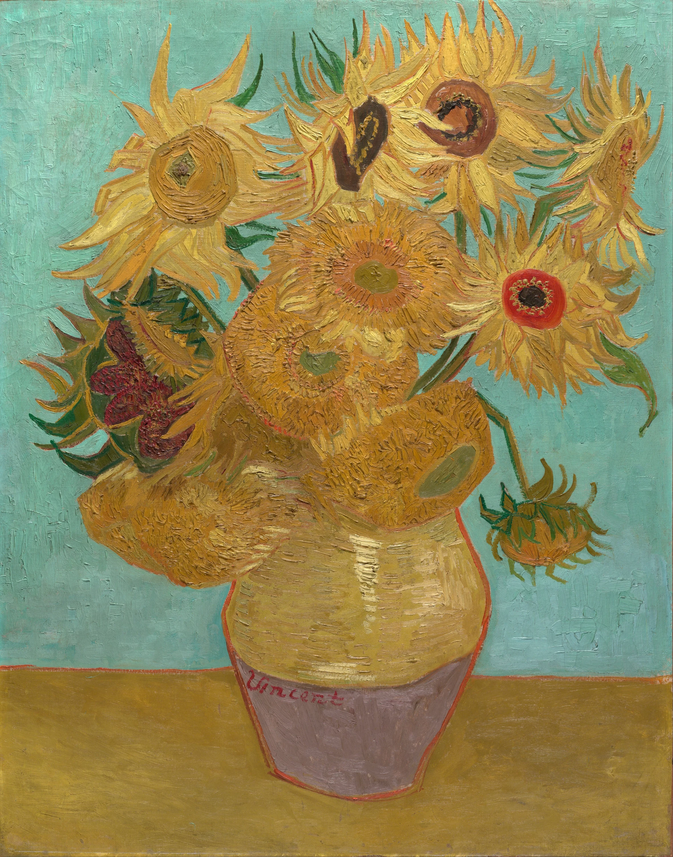 Sunflowers, Vincent van Gogh