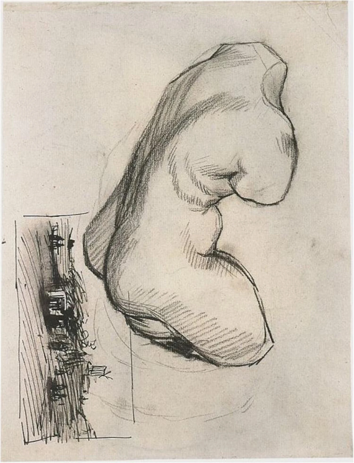 Torse de Vénus et paysage, Vincent van Gogh